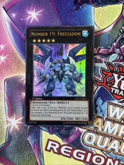 (YBL) YuGiOh Number 19:Freezadon ZTIN-EN003 1st Edition Ultra Rare LP - Image 1