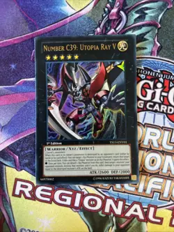 (YBL) YUGIOH TCG NUMBER C39: UTOPIA RAY V YS13-ENV01 ULTRA 1ST EDITION LP - Image 1