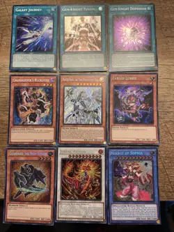 Lot Of 9 Star Type Foil Holo Yugioh Battle Of Legends: Monster Mayhem All NM! - Image 1