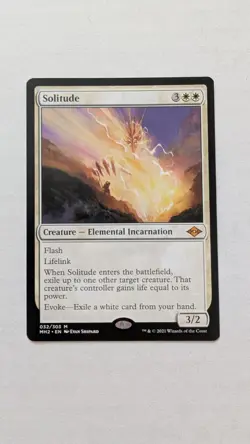 MTG Solitude Modern Horizons 2 Mythic Creature Card 032/303 Regular NM Condition - Image 1