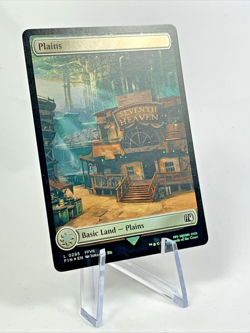 FOIL PLAINS SEVENTH HEAVEN Magic the Gathering Card Secret Lair: Final Fantasy 7 - Image 1