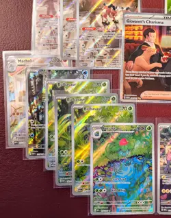 Pokemon 151 English 25 Card LOT🔥🌊🍃⚡: Illustration Rares & SIR Giovanni NM - Image 2