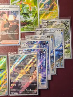 Pokemon 151 English 25 Card LOT🔥🌊🍃⚡: Illustration Rares & SIR Giovanni NM - Image 3