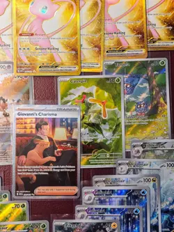 Pokemon 151 English 25 Card LOT🔥🌊🍃⚡: Illustration Rares & SIR Giovanni NM - Image 4