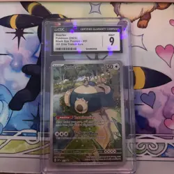 CGC 9 Snorlax 051 Promo 151 Elite Trainer Box 2023 Black Star Pokemon Card #51 - Image 1
