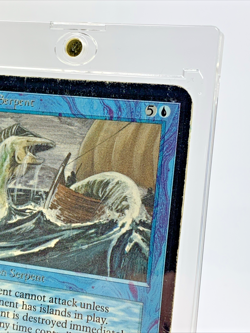 ALPHA - Sea Serpent - Played MTG Magic the Gathering Card in Magnetic Holder - Image 5