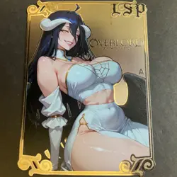 Goddess Story Gold METAL Card - Double Sidded - Serial Number #/200! Albedo - Image 2