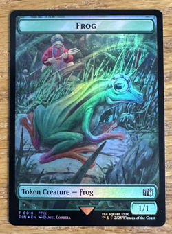 MTG Final Fantasy Token, Hero 0008 / Frog 0018 - Foil - Image 2
