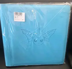 Pokemon Official Vaporeon 480 Slots Card Binder Eevee Advanced Theme - Image 1