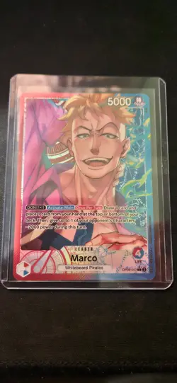 Marco OP08-002 Leader Alt Art One Piece Card Game Two Legends - Image 1