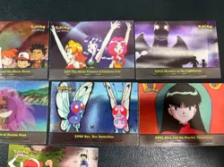 Pokemon 2000 Vintage Topps TV Animation Edition Rainbow Foil 9 Card Set NM - Image 3