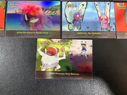 Pokemon 2000 Vintage Topps TV Animation Edition Rainbow Foil 9 Card Set NM - Image 4