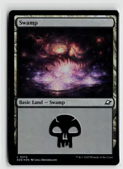 MTG Edge Of Eternities Swamp 272 Foil x1 NM - Image 1