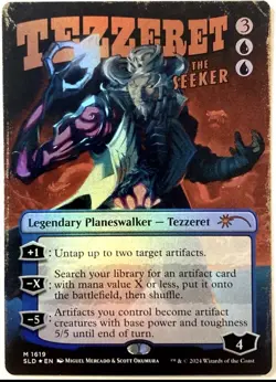 MTG Tezzeret the Seeker RAINBOW FOIL Secret Lair Drop 1619 NM - Image 1
