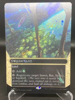 R 0132 Swarmyard GALAXY FOIL STELLAR SIGHTS BORDERLESS Edge of Eternities MTG 💥 - Image 1