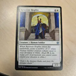 Reverent Hoplite 033/254 MTG Theros Beyond Death -Buy 10 Get 10 Free Mix & Match - Image 1