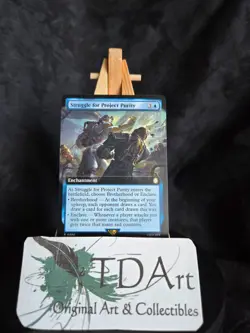 STRUGGLE FOR PROJECT PURITY ~ NM ~ MTG Magic - 0380 PIP Fallout EXTENDED Art - Image 1