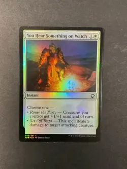 You Hear Something on Watch - Adventures in the Forgotten Realm FOIL Magic - MTG - Image 1