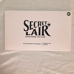 SDCC 2025 Comic Con Exclusive MTG Secret Lair A Devastation Of Dragons - SEALED - Image 1