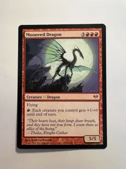 Moonveil Dragon - MTG Dark Ascension - NM - Image 1