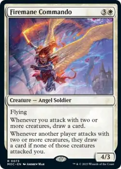 MTG English Firemane Commando NM Normal Commander: March of the Machine - Image 1