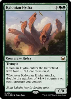 MTG English Kalonian Hydra NM Normal Commander: March of the Machine - Image 1