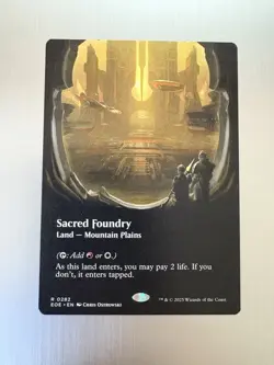 Sacred Foundry - 282 - MTG: Edge of Eternities - Borderless Viewport - Regular - Image 1