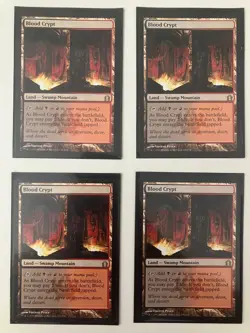 4x Blood Crypt - Return to Ravnica - NM/LP - Magic the Gathering Playset - MTG - Image 1