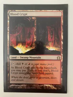 4x Blood Crypt - Return to Ravnica - NM/LP - Magic the Gathering Playset - MTG - Image 2