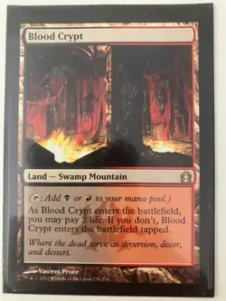 4x Blood Crypt - Return to Ravnica - NM/LP - Magic the Gathering Playset - MTG - Image 4
