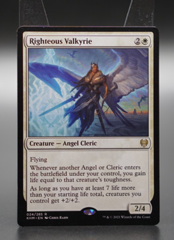 Magic The Gathering MTG Righteous Valkyrie 24 Regular - Image 1