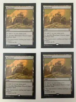 4x Wasteland - Eternal Masters - NM/LP - Magic the Gathering Playset - MTG - Image 1