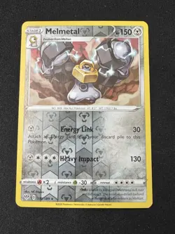 Pokemon TCG Melmetal Darkness Ablaze 130/189 Reverse Holo Rare NM/M - Image 1