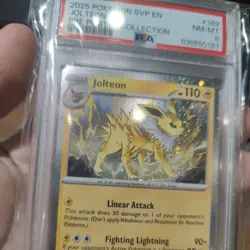 Pokemon SVP en Jolteon 2025 Pre-Poster Collection 169 PSA 8 - Image 2