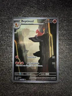 REPTINCEL FULL ART - POKEMON 169/165 EV3.5 ECARLATE ET VIOLET MEW 151 NEUF FR - Image 1