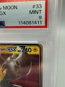 Pokemon Pikachu & Zekrom GX 33/181 Full Art Holo Tag Team Sun & Moon PSA Mint 9 - Image 3