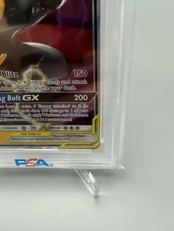 Pokemon Pikachu & Zekrom GX 33/181 Full Art Holo Tag Team Sun & Moon PSA Mint 9 - Image 4