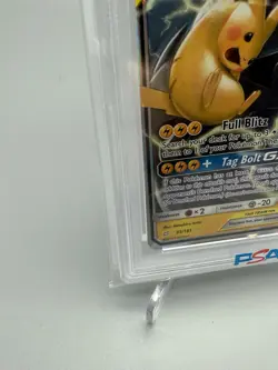 Pokemon Pikachu & Zekrom GX 33/181 Full Art Holo Tag Team Sun & Moon PSA Mint 9 - Image 5