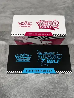 Pokemon Black Bolt and White Flare Elite Trainer Box ETB Set of 2 - Sealed - Image 5