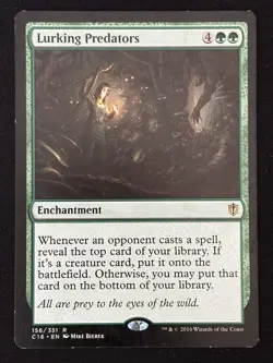 1x MTG Lurking Predators - Commander 2016 (C16) #156 - Magic the Gathering - Image 3