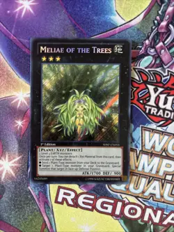(YBL) Yugioh 1x Meliae Of The Trees SHSP-EN055 Secret Rare 1st LP - Image 1