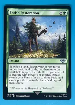 Mtg Lord Of The Rings Entish Restoration Regular - Image 1