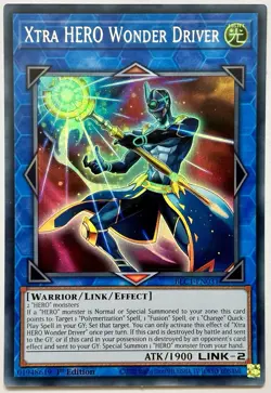 BLC1-EN031 Xtra HERO Wonder Driver - Silver Ultra Rare 1st Ed Near Mint YuGiOh - Image 1