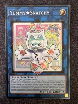 Yugioh Yummy Snatchy JUSH-EN022 Collector's Rare 1st Edition NM - Image 1