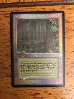 Mtg - Bayou - FOIL - Unlimited - Beta - Legacy Artist Alter Commander - Image 1