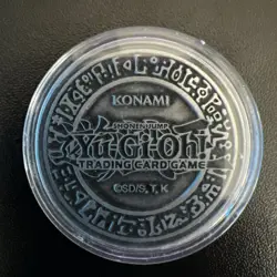 YuGiOh Chibi Black Luster Soldier YCS Pre-Registration Silver Coin Official YGO - Image 2