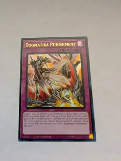 Yugioh RA01-EN076 Dogmatika Punishment Ultra Rare 1st Edition NM - Image 1