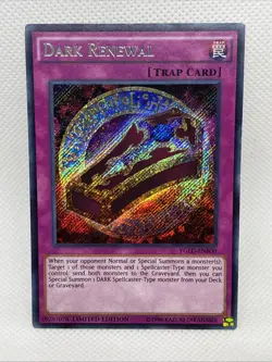 Yugioh Dark Renewal YGLD-ENB00 Secret Rare Limited Edition NM - Image 1
