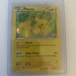Pokemon Pikachu TCG Stamped Holo Promo Card 26/83 Toys R US MINT/NM - Image 1