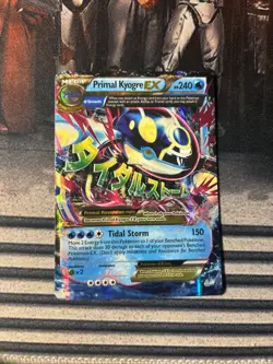 Pokemon TCG Mega Primal Kyogre EX Holo Ultra Rare Card 55/160 Primal Clash - Image 1